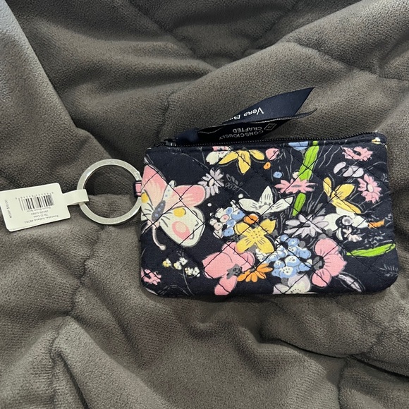 Vera Bradley zip ID case in bloom boom floral retired print, nwt - Picture 3 of 4